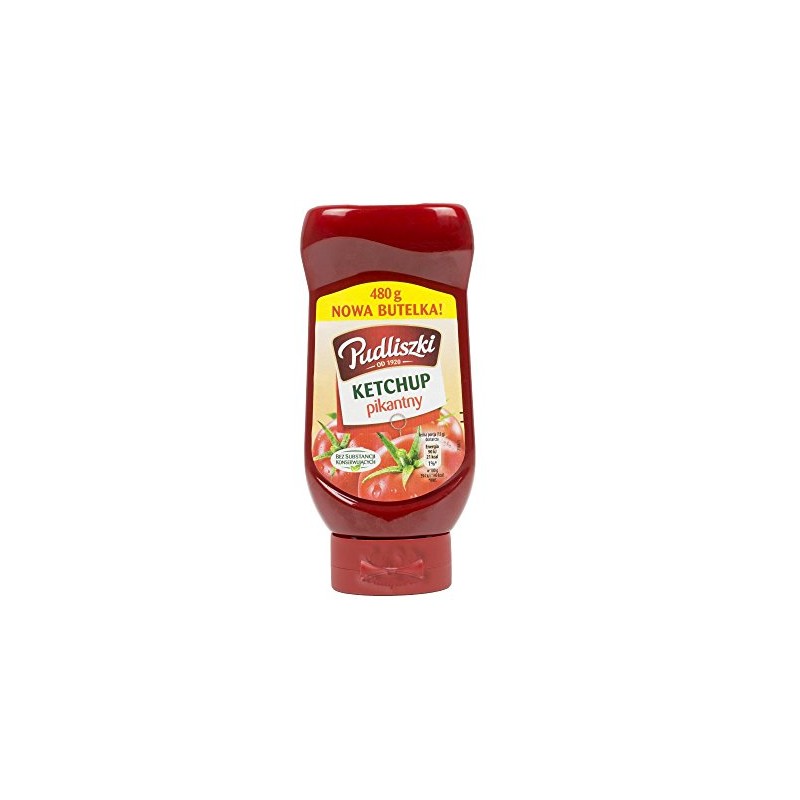 Pudliszki Ketchup Pikantny Polish Hot Ketchup 480g Imported