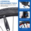 MILYARD 4 Pairs Bike Disc Brake Pads with Installation Tools,