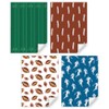 Green Rugby Player Full Flight Scrumball Wrapping Paper 4 Sheets