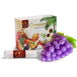 Jabón Natural En Forma De Fruta Y Flor Con Vitamina B3 Y Aloe Vera. Hidratante, Suave Para Pieles Sensibles. Incluye Red De Espuma. Hecho Mano En Tailandia. Para Uso Corporal Y Manual (1
