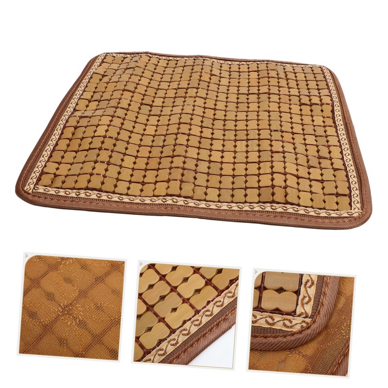 LALAFINA Cooling Sofa Mat Bamboo Sauna Mat Non-skid Backing for