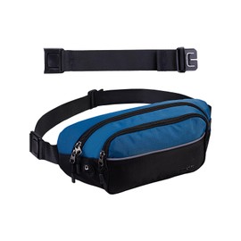 WATERFLY Waist Pouch, Men's, Women's: Large Capacity, Body Bag, Lightweight, Long Wallet, 22.0 fl oz (650 ml) Plastic Bottle, Multiple Storage, Large, Crossbody Bag, Nylon, Extension Belt,