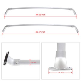 ROADFAR Roof Rack Cross Bars Aluminum for Cars Without Rails Luggage Carrier Fit for 2013 for Infiniti JX35 Sport Utility,2014 2015 2016 2017 2018 2019 for Infiniti QX60 Sport Utility