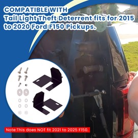 Ciuouient Tail Light Theft Deterrent, Iron Tail Light Housing Replace Fits for 2015 2016 2017 2018 2019 2020 Ford F150 Pickup