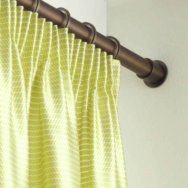 GARDINIA Curtain Rings for Curtain Rods, Diameter 25 mm, with