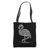 Flamingo Wire Frame Tote Bag