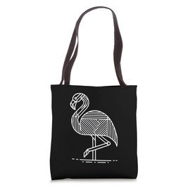 Flamingo Wire Frame Tote Bag
