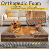 Orthopedic Dog Bed for Large Medium Sized, Washable Memory Foam