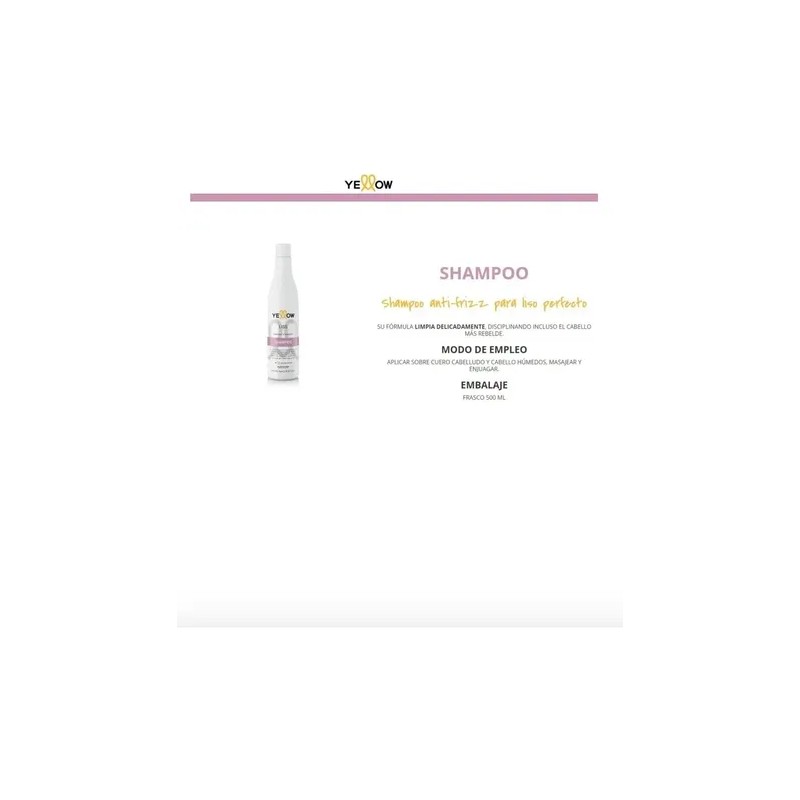 Yellow Liss 3 Shampoo + 3 Yellow Liss Acondicionador 500ml