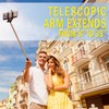 Deco Essentials Telescopic Metal 33" Selfie Stick w/Tripod and Wireless