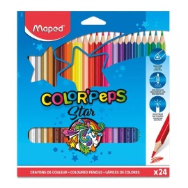 Maped Lapices De Color Maped Color Peps Stars 24 Piezas