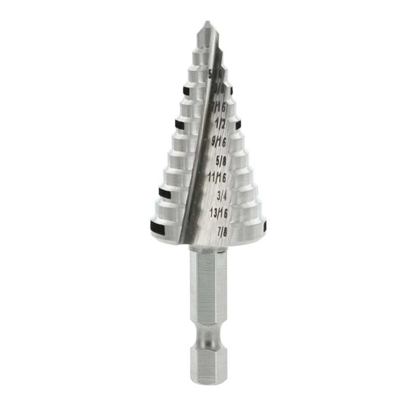 Freud DB Step BIT 7/8 in. 12 Steps, Silver, Small