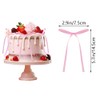20Pcs Bow Cupcake Toppers - Bowknot Ribbons Coquette Party Decorations