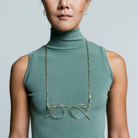 EPIRORA Glasses Chain for Women Men - Sunglasses Strap Face Mask Holder Lanyard PaperClip Chain Necklace, Anti-lost String for Glasses Retainer, Silver & Gold