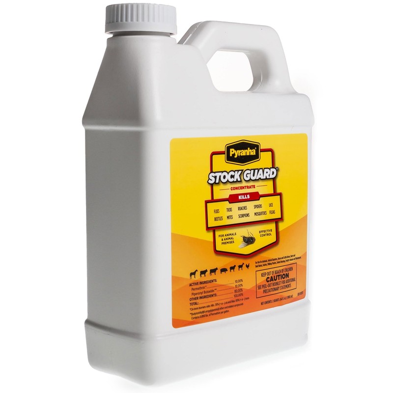 PYRANHA Stock Guard Concentrate - Livestock, Barn, Milk Rooms, Dairies,