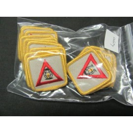 Canada Scouting Activity Patch Safety Gold Border, Lot of 4