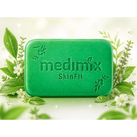 Mediix Green Soap, 4.4 oz (125 g), 6 Pieces + 2.6 oz (75 g), Sample Set of 2 (Feet, Underarm Odor, Scalp, Face, Body, Oily Skin, Sensitive Skin, Body Odor, Refreshing