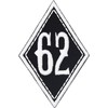 EXPRESS-STICKEREI Biker Patches 62 MC Motorcycle Club Sew-On Biker Rank