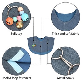 DONGKER Parrots Shoulder Protector,Anti-bite Protective Shawl Arm Guard Parrot Training Pads for Parakeets Cockatiels Conures Macaws Lovebirds Finches