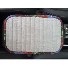 Boho Car Accessories for Women Interior Cute Set Universal Arm Rest Covering Hippie Center Console Cover