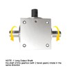 PGFUN 1:1 Right Angle Tapered Bevel Gearbox 1.5 Module 20