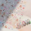 Nail art cute animal hologram drawing emboss stickers 2 types - WFHTR69 emboss stickers - 159 / 네일아트 귀여운동물 홀로그램 드로잉 엠보스티커 2종-WFHTR69 엠보스티커 - 159