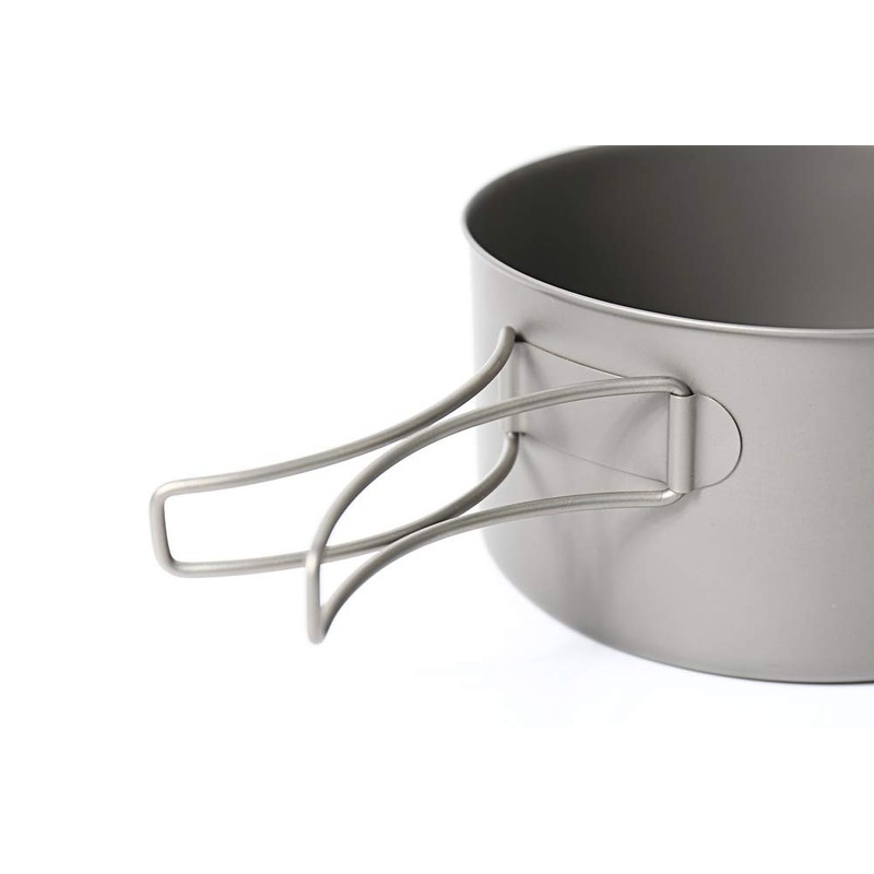 TOAKS Titanium 1350ml Pot with Pan, Titanium Pot Outdoor Camping