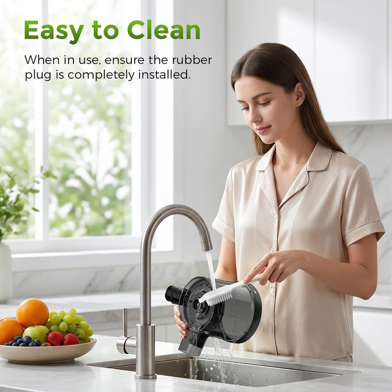 COWSAR Juicer Machines with 6.1" Large Chute, Cold Press Juicer
