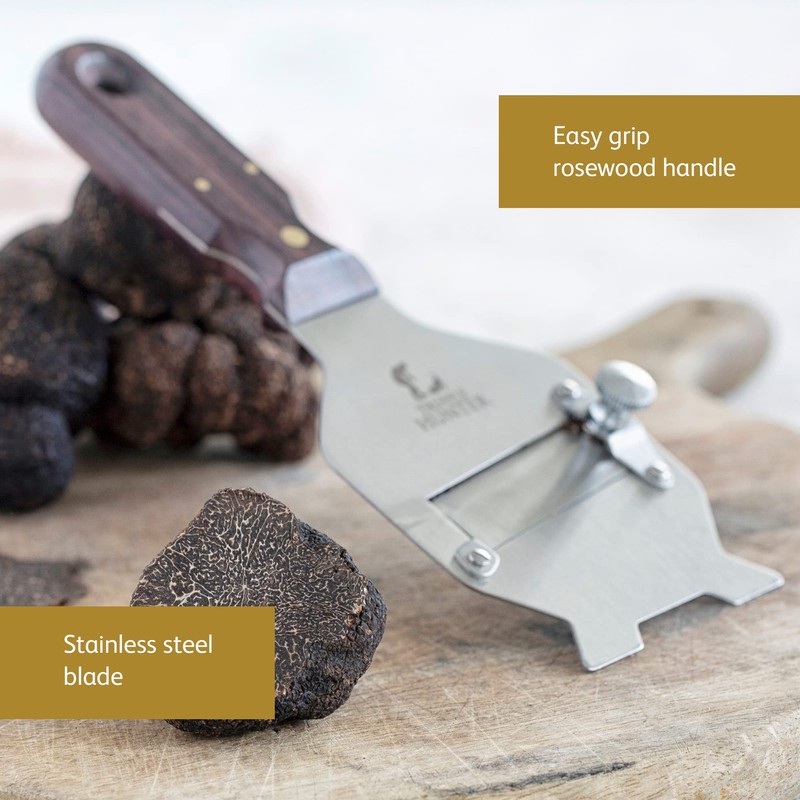 TruffleHunter - Professional Truffle Shaver - Stainless Steel Adjustable Mandoline