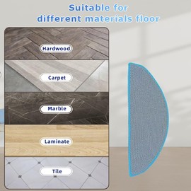 （8pcs） Mop Cloth Compatible with The Irobot Roomba Combo Essential (RVG-Y1 Y0112/Y0140/Y0110) Robot Vacuum Cleaner (8pcs Wiping Cloth)