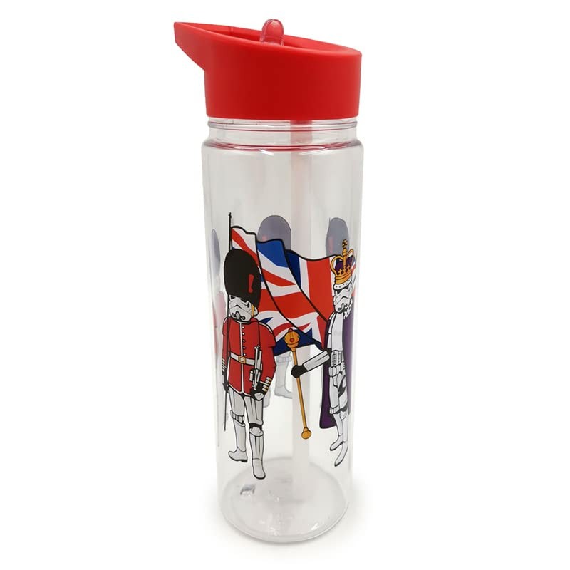 Puckator BOT208 Shatterproof Plastic Reusable 550ml Water Bottle - The