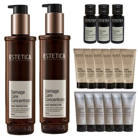 1+1 Estetica Damage Care Concentrate Hair Essence Oil 120ml - Concentrate 120ml x2 +Free Gift No. 3 / 1+1 에스테티카 데미지 케어 컨센트레이트 헤어 에센스 오일 120ml - 컨센트레이트 120ml x2 +사은품 3번