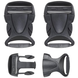 Your Day Mate Buckle for Webbings, Made of Hard Plastic, Snap Buckle, Replacement Buckle, Buckle Repair, Backpack Strap Buckle, Buckle Strap, 25mm 2pcs