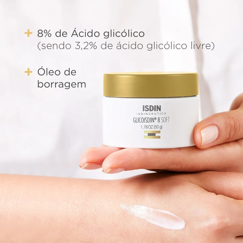 Isdinceutics Glicoisdin 8 % crema 50 g con AHA, renovación