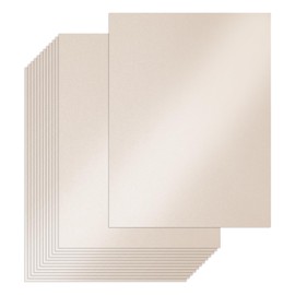 50 Sheets White Cardstock Paper 8.5 X 11, 250gsm/92lb Premium Glossy Glitter Metallic Cardstock for Wedding Invitation Paper, Graduation Scrapbook Paper, Greeting Cards, School Crafting