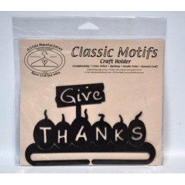 Ackfeld Manufacturing Classic Motifs Give Thanks 6 Inch Craft Holder