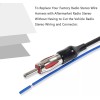 RED WOLF Radio Stereo Wiring Harness Antenna Adapter For Honda