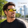 UV400 Polarized Sports Sunglasses for Cycling – Lightweight Wraparound Eyewear