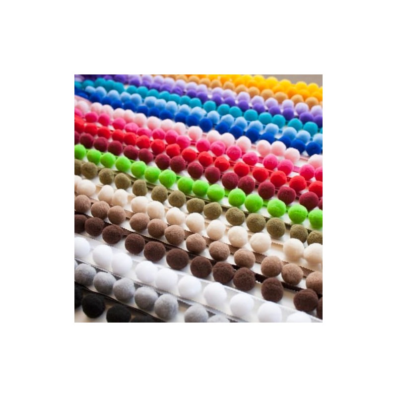 Craft Cult Jumbo Pom Pom Bobble Trim Braid - 10