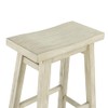 Boraam Sonoma Backless Saddle Counter Stool - Sawgrass Finish