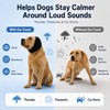 yrenoer Dog Calming Hood for Noise Reduction, Long Ear Dog