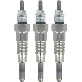 3X Glow Plug M87919 AT110814 Compatible with John Deere Gator 4X2 6X4 F915 F925 F935 4020 2500 X495 X595 for Yanmar 3TNE74 3TN66 3TNA72 for Massey Ferguson 1010 1020 1030 1035 129155-77800 3284128M1