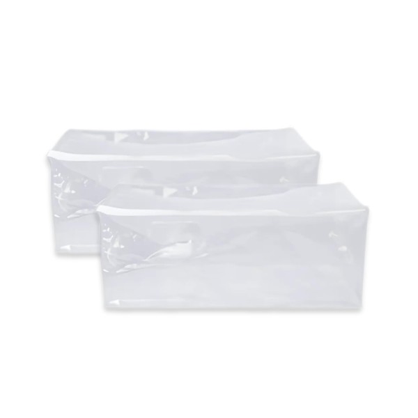 2-Pack Clear PVC Shirt Saver – Durable, Reusable Waterproof Garment