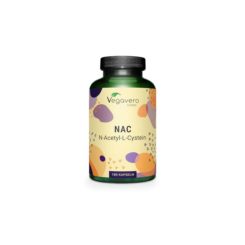 Vegavero NAC Supplement | 100% Pure N-Acetyl-Cysteine 600 mg |