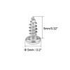 sourcing map 3x8mm Self Tapping Screws Phillips Pan Head Screw