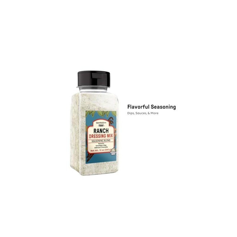 Unpretentious Mezcla De Aderezo Ranch, 12 Oz, Dips Y Aderezos,