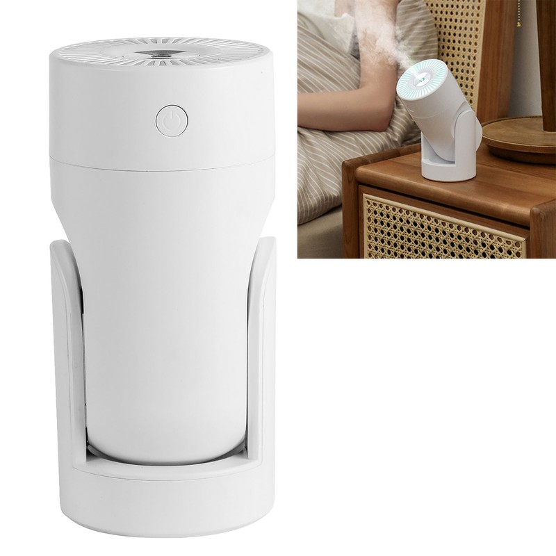 Mini Shake Head Humidifier with Colorful Lights Smart 2 Levels
