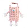 AIMALL Cute Monster Stripe Plaid Car Tissue Holder, Plush Backseat