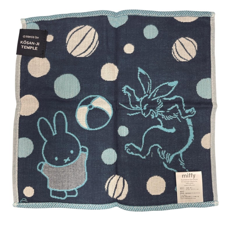 Miffy x Choju-Giga Gauze Mini Towel, Mari Play