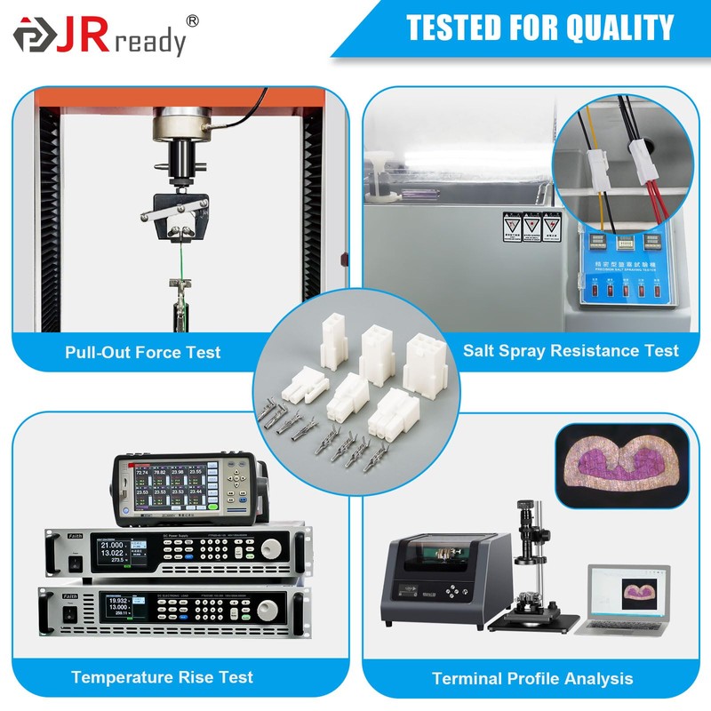 JRready ST6519 238Pcs Mini-Fit Jr Pin Connector Kit Wire Automotive